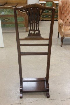 Walnut butler. 48" tall, 17 1/2" wide, 12" deep.: Walnut butler. 48" tall, 17 1/2" wide, 12" deep.
