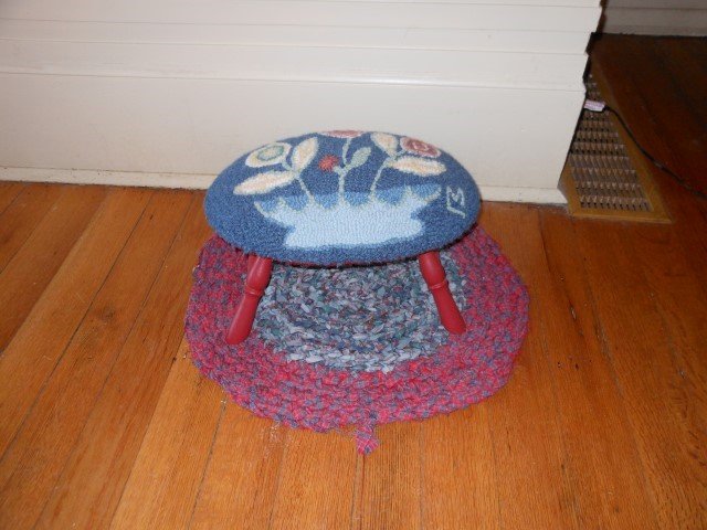 Windsor style footstool, 11" X 18" (1 of 1)