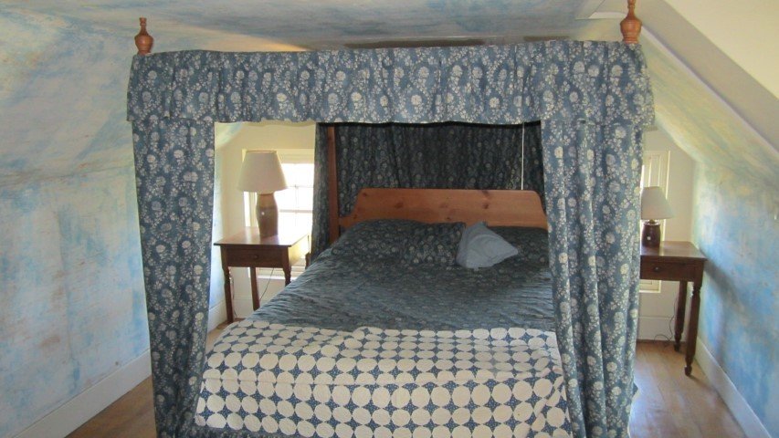 Blue and white quilt ONLY. (1 of 1)