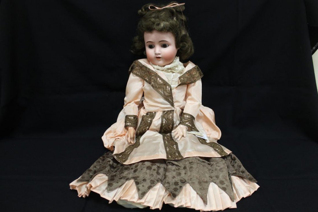 24" Made in Germany bisque head doll with open and (1 of 4)