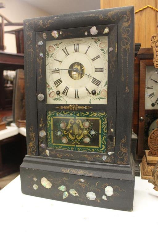 Seth Thomas mantle clock with painted case with (1 of 1)