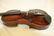Inlaid violin with mother-of-pearl inlay around body - 3