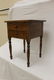 Fine Tiger maple two drawer stand with turned legs and - 2