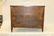 Fine walnut sugar chest with scalloped apron and single - 4