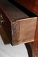 Fine walnut sugar chest with scalloped apron and single - 7
