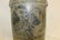 4 gallon freehand decorated stone churn with elaborate - 2
