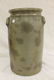 4 gallon freehand decorated stone churn with elaborate - 4