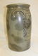 4 gallon freehand decorated stone churn with elaborate - 5