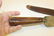 18 3/8" Bowie knife with wooden handle marked on blade - 6