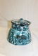 Fine flared bottom granite double boiler in dark green - 2