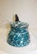 Fine flared bottom granite double boiler in dark green - 4