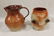 Waco/Bybee unmarked strawberry glaze pieces: Pitcher