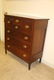 Ohio cherry 7-drawer bonnet chest on spiral turned - 2