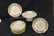 Dresden reticulated compote with (12) plates in the