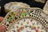 Dresden reticulated compote with (12) plates in the - 4