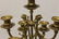Imperial brass and marble claw foot mantle garniture - 5