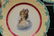 Unmarked portrait pieces with maroon center ring and - 3