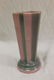 Roseville Futura 8 1/4" vase with pink and grey