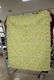 Quilt with black and yellow Morning Glory type flowers, - 3