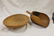 12 1/2" turned maple dough bowl and large maple scoop