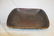 Rectangular dough bowl with painted exterior, 14 5/8"