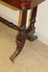 Carved mahogany game table with finely carved base with - 3