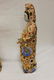 Pair of gold decorated Oriental figures, app. 29 1/2" - 6