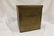 Quaker Biscuit Works embossed tin lift top box, 11 1/2"