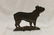 Boston Terrier cast iron door stop, app. 10" tall - 2