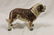 Saint Bernard cast iron door stop, minor paint loss - 3