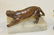 Setters bookend (chalk or plaster; bronze figure of a l - 3