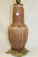 Rookwood table lamp with (4) molded floral panels