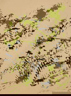 Arman, Fernandez: Arman, FernandezNizza, 1928 - New York, 200563,5 x 47 cm, R."L'intérieur des choses II: Le transistor", 1971. Lithograph on wove paper. Signed and numbered 242/300.Otmezguine-Moreau, 38.Private
