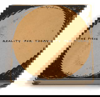 Corner, Philip: Corner, PhilipNew York, 193311 x 11 x 3 cm"The pieces of reality for today", 1983. Leporello and mirror in original cardboard box. Signed in ink on the lid and numbered 67/80 in pencil. Edition: Hunde