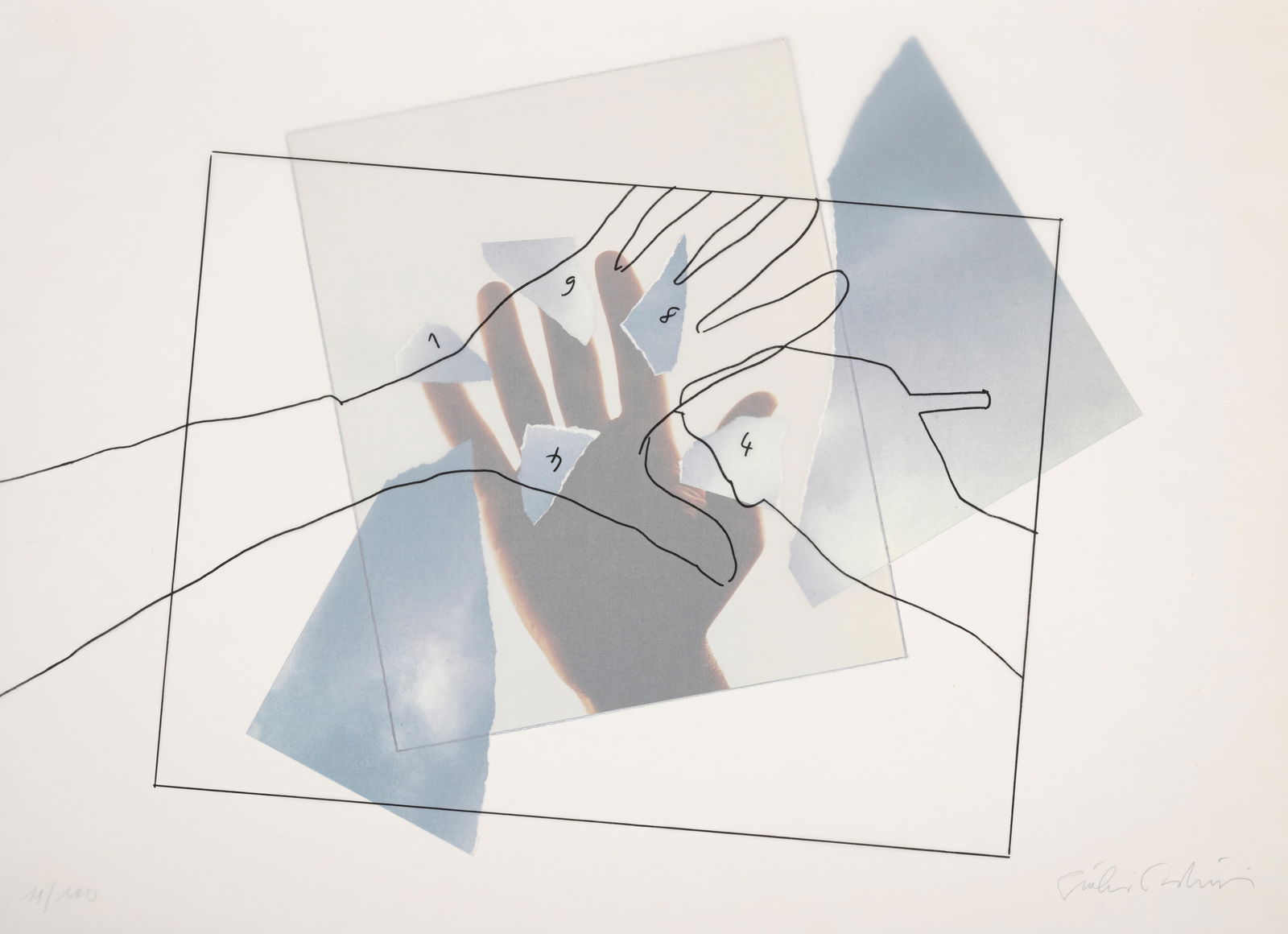 Convolute: 6 graphic works: Convolute: 6 graphic worksVersch., o. R.Various artists, i. a. Gregor Schneider, Robert Filliou, Daidō Moriyama and Reiner Ruthenbeck. Different printing techniques on different papers or cardboa