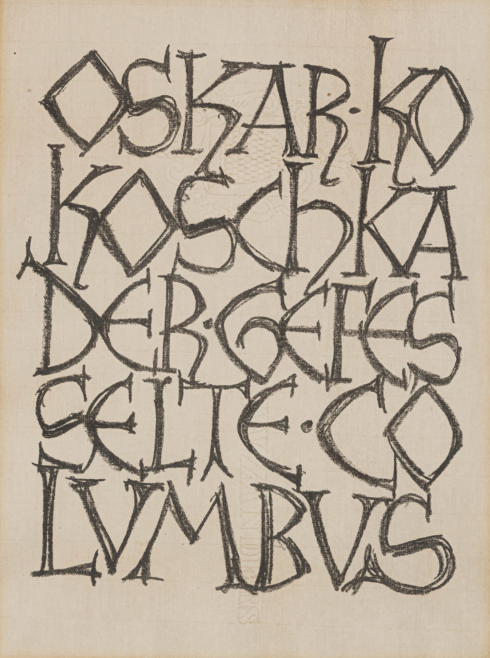 Kokoschka, Oskar: Kokoschka, Oskar Pöchlarn, 1886 - Villeneuve, 1980 Blattgröße: 49 x 38,5 cm "Der gefesselte Kolumbus", 1920/1921. Series of 9 of originally 12 lithographs on laid paper. Partially