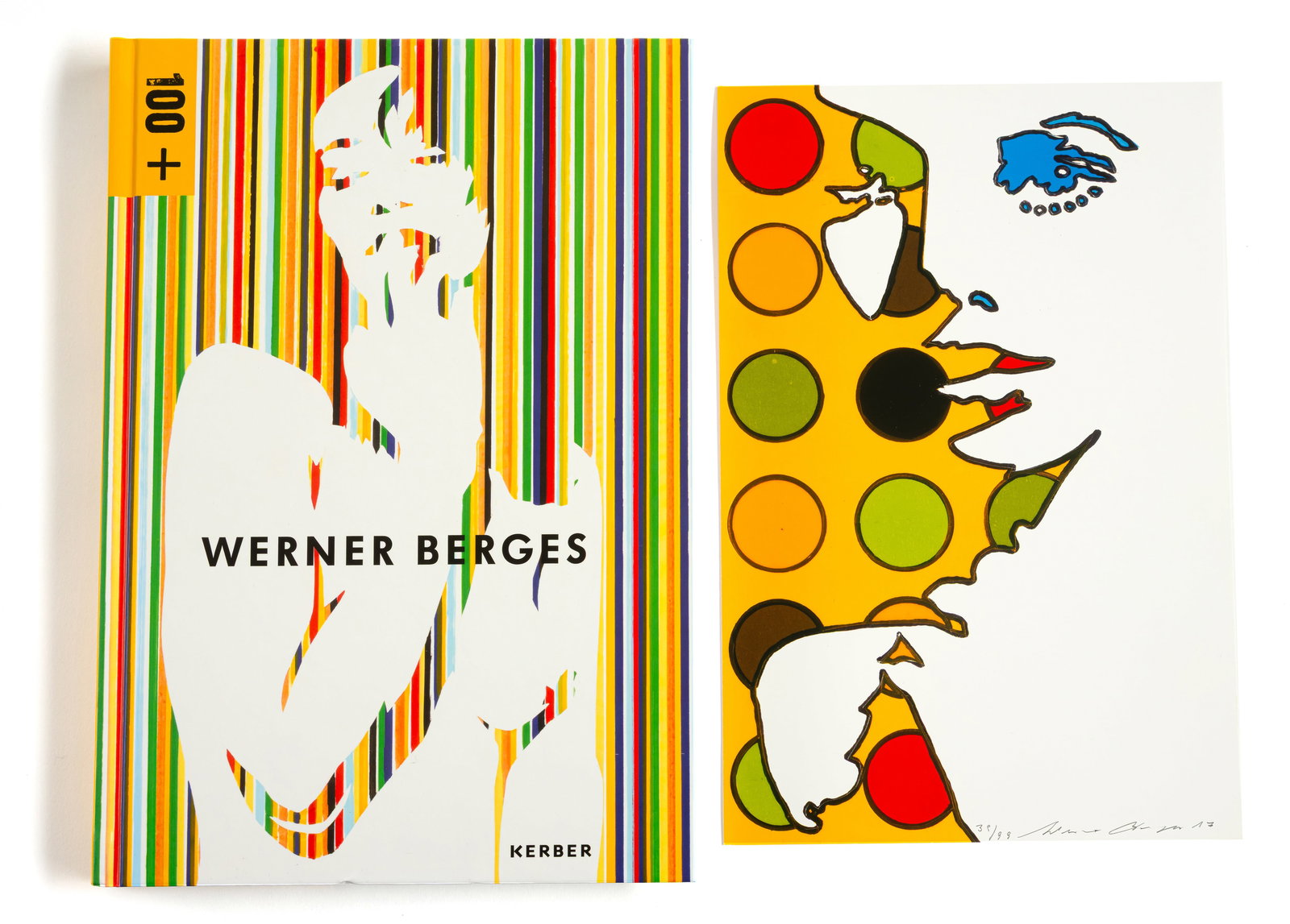 Berges, Werner: Berges, Werner Cloppenburg, 1941 - Schallstadt, 2017 Je 23 x 15,3 cm, o. R. 4 works: Collector's Edition, 2017. Offset lithograph on paper. All signed, dated and numbered in pencil lower right.