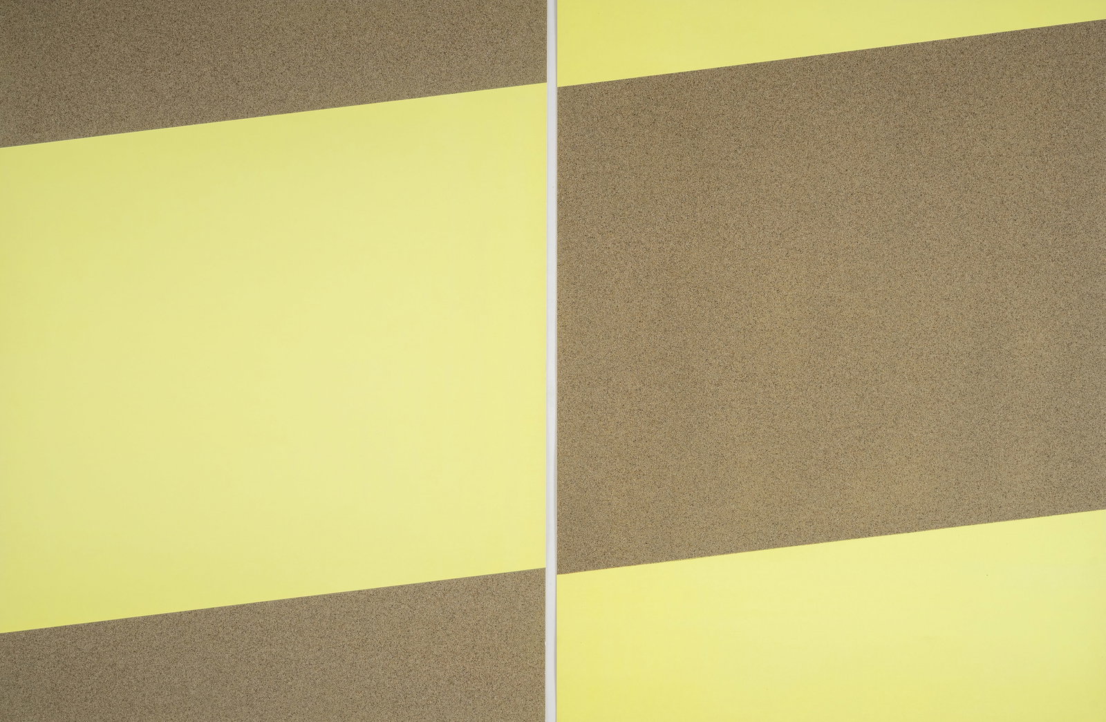 Tretter, Anna: Tretter, Anna Kirchzell, 1956 80 x 60 cm, o. R. 6 works: Traverser I and II, 1997. Silkscreen print with concrete on cardboard. All signed, dated and numbered or inscribed "E.A.". Edition: 30 copies.