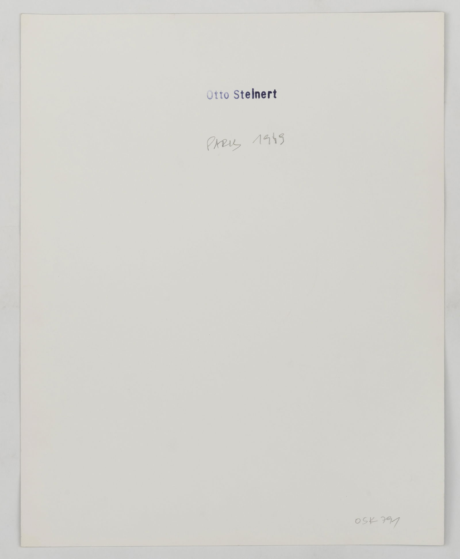 Steinert, Otto - 3