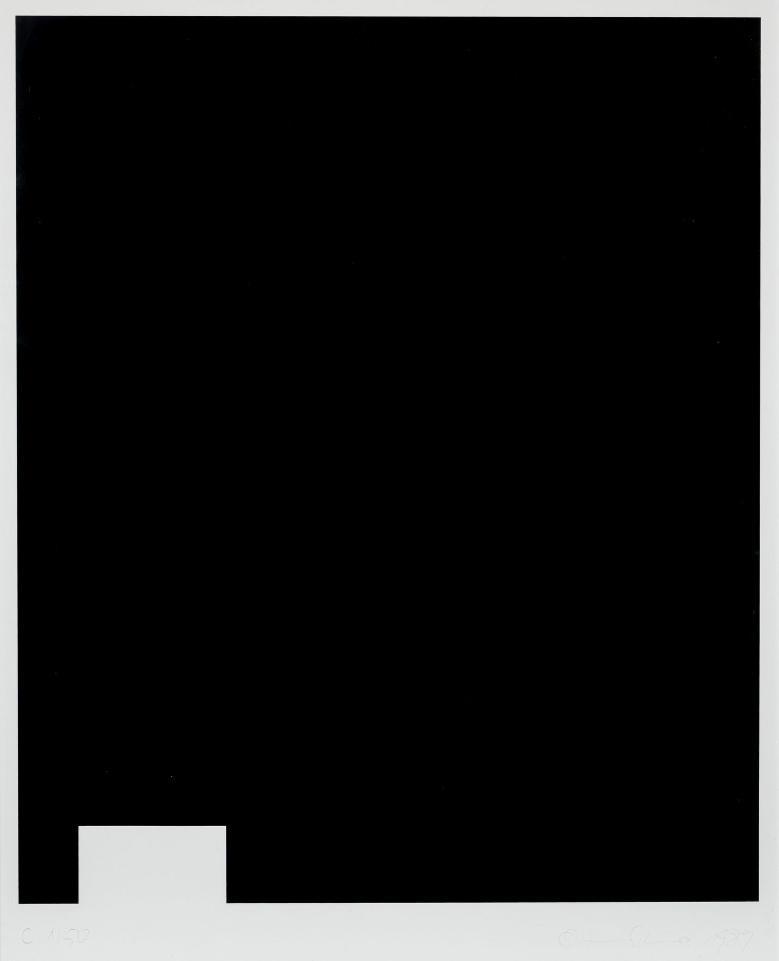 Schnee, Ottmar: Schnee, Ottmar Hofheim am Taunus, 1952 Je 44 x 37 cm, R. Trio, 1989. Series of 3 silkscreen prints on paper. All signed, dated and numbered A - C 1/50. Corporate collection, Germany.Schnee, Ottmar