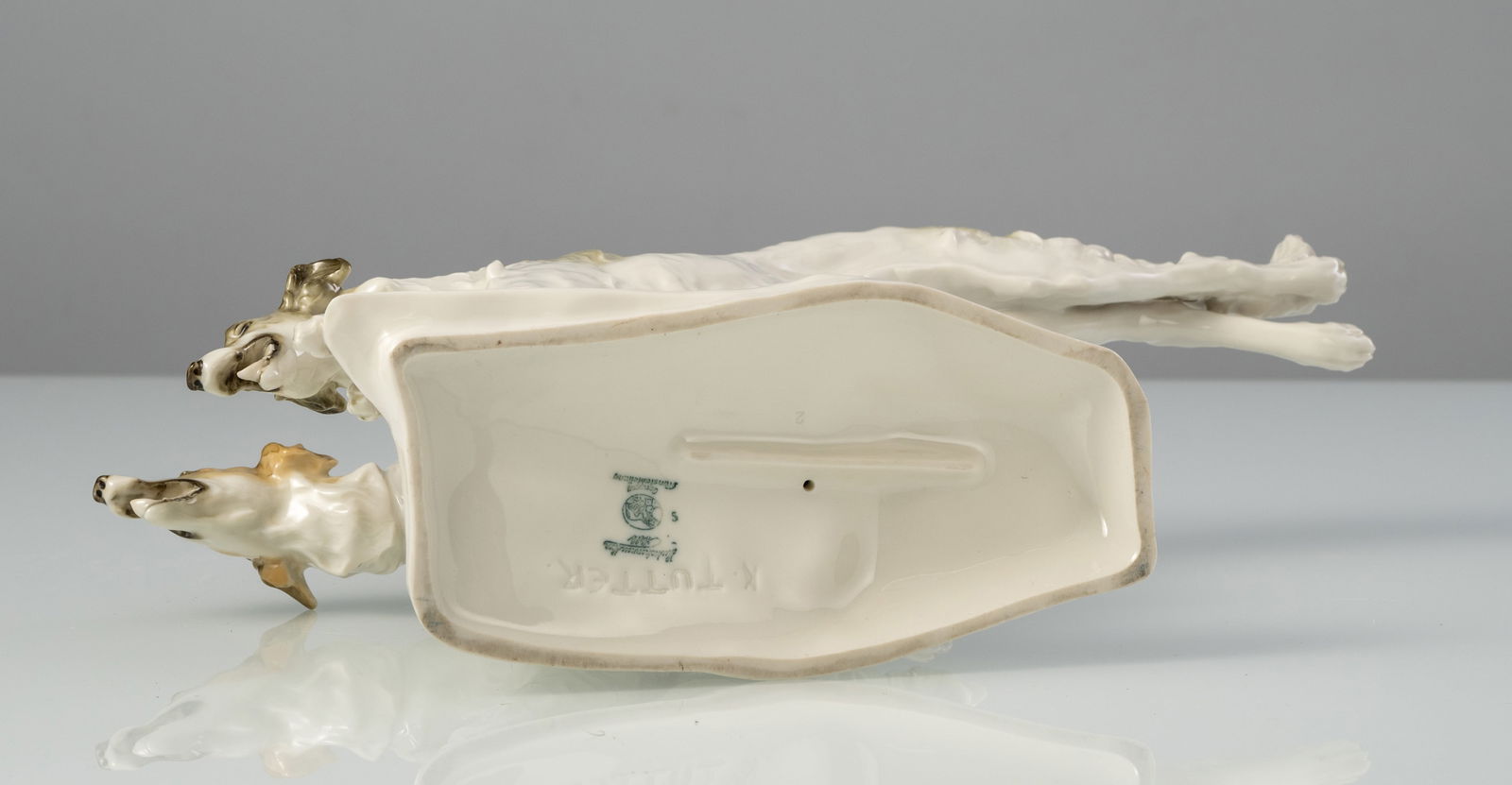 A PAIR OF BORZOI DOGS - 3