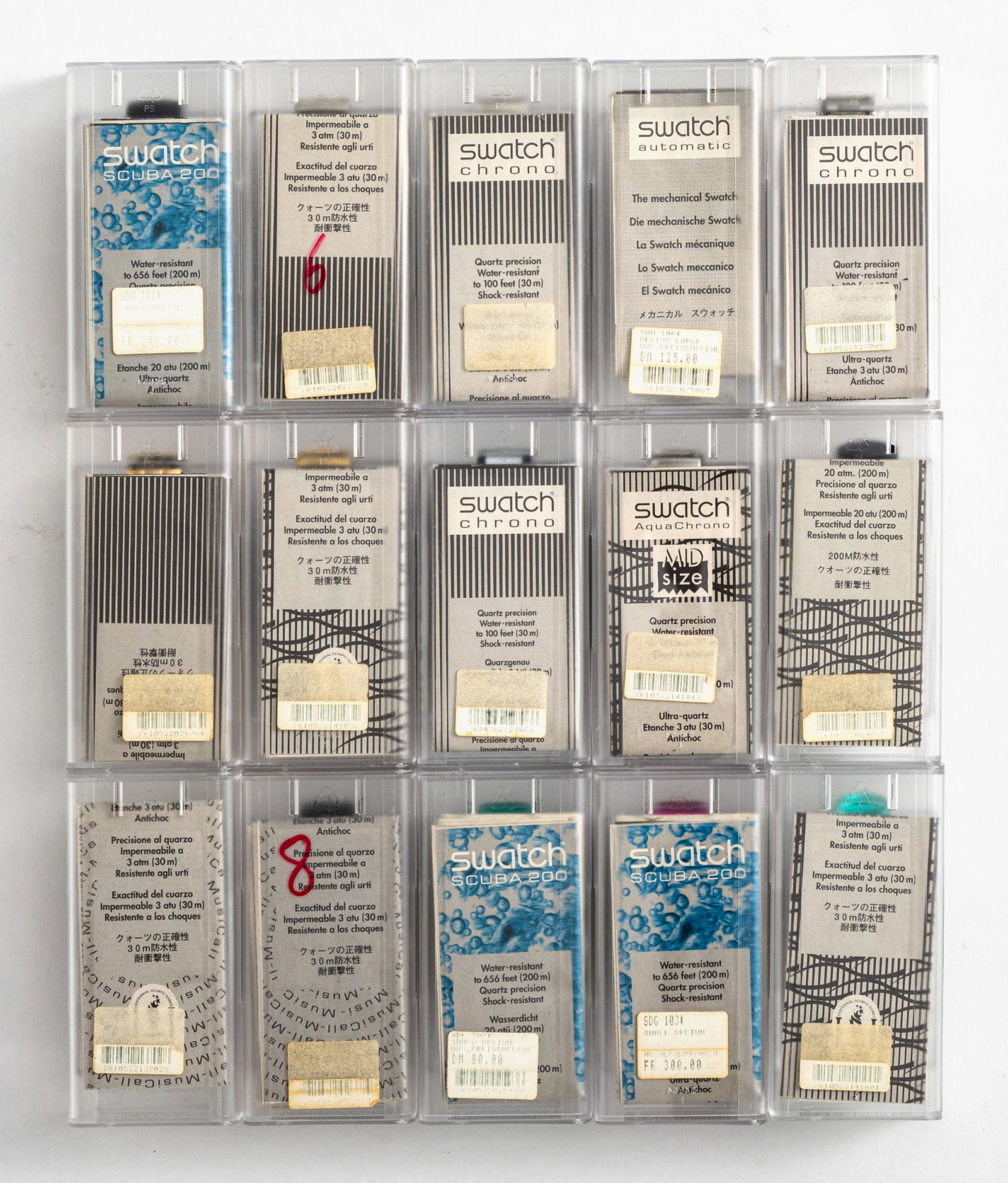 Mixed lot of 15 Swatch watches - 2