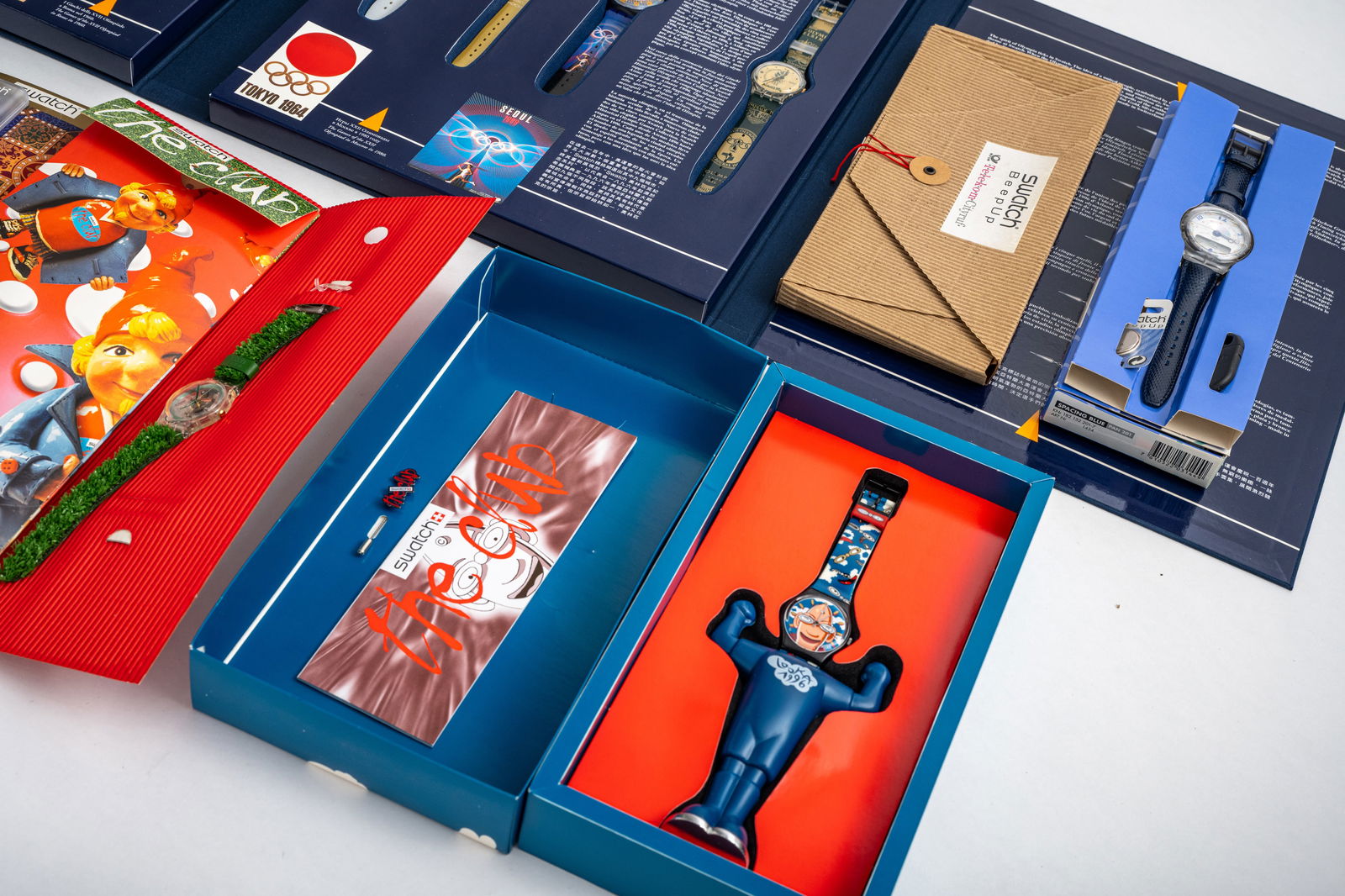 Mixed lot of 15 Swatch watches and Swatch twin phone - 4