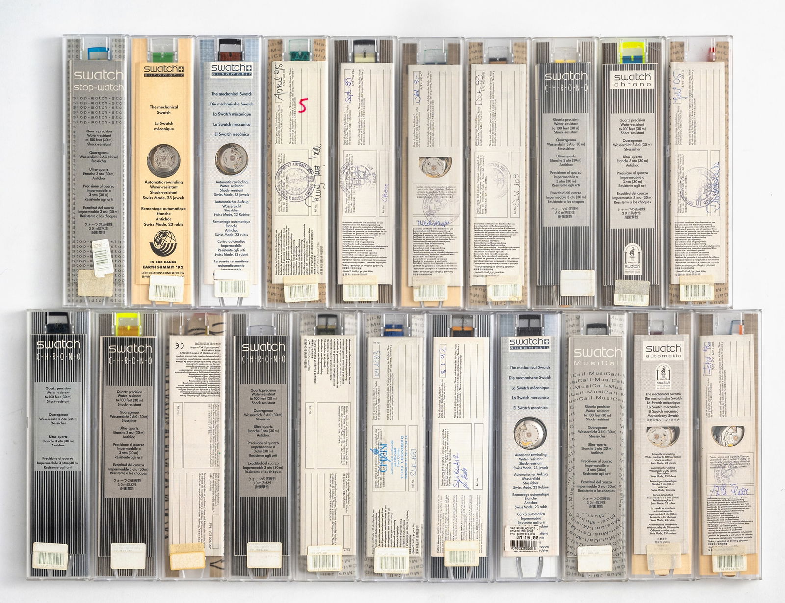 Mixed lot of 21 Swatch watches - 2