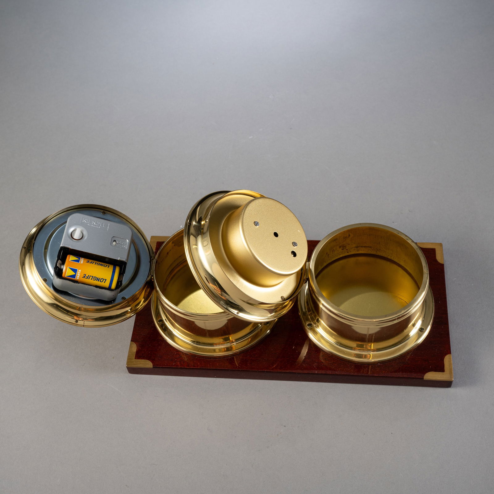 A SHIP CLOCK AND A BAROMETER - 4