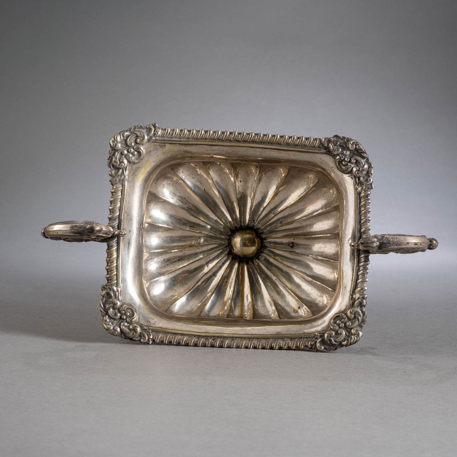 A BIEDERMEIER FOOTED DISH - 3