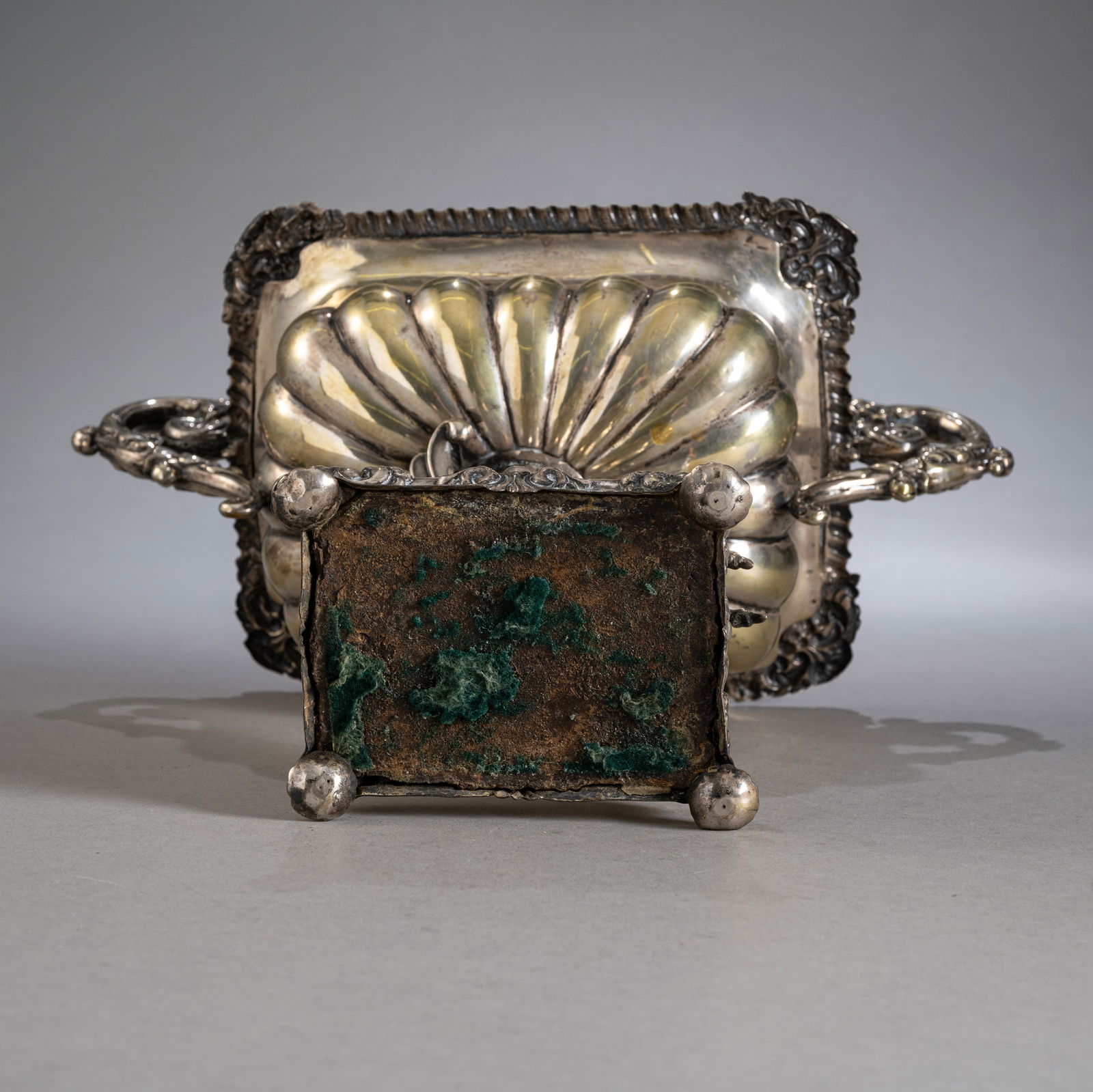 A BIEDERMEIER FOOTED DISH - 4