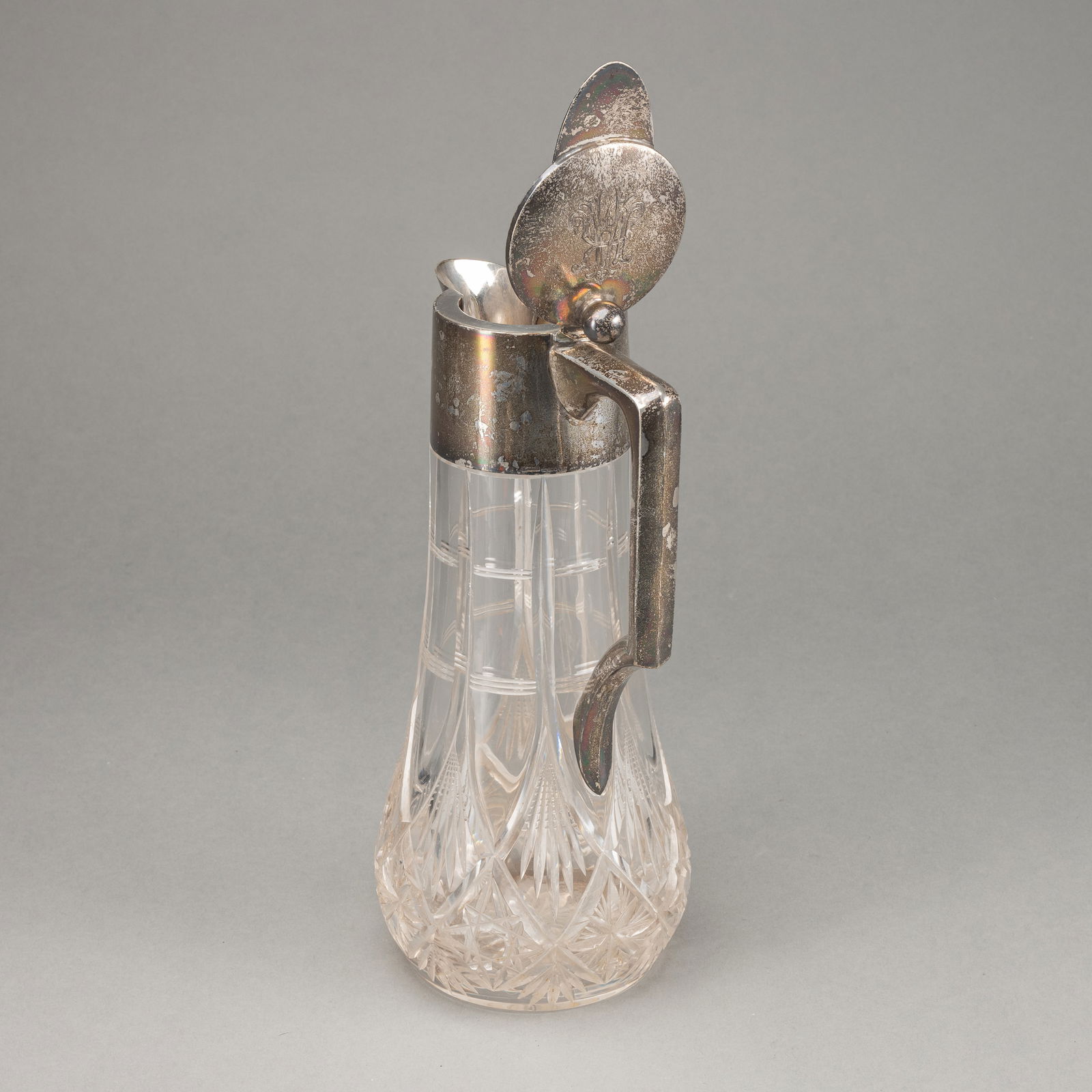 A SILVER MOUNTED WINE JAR - 3