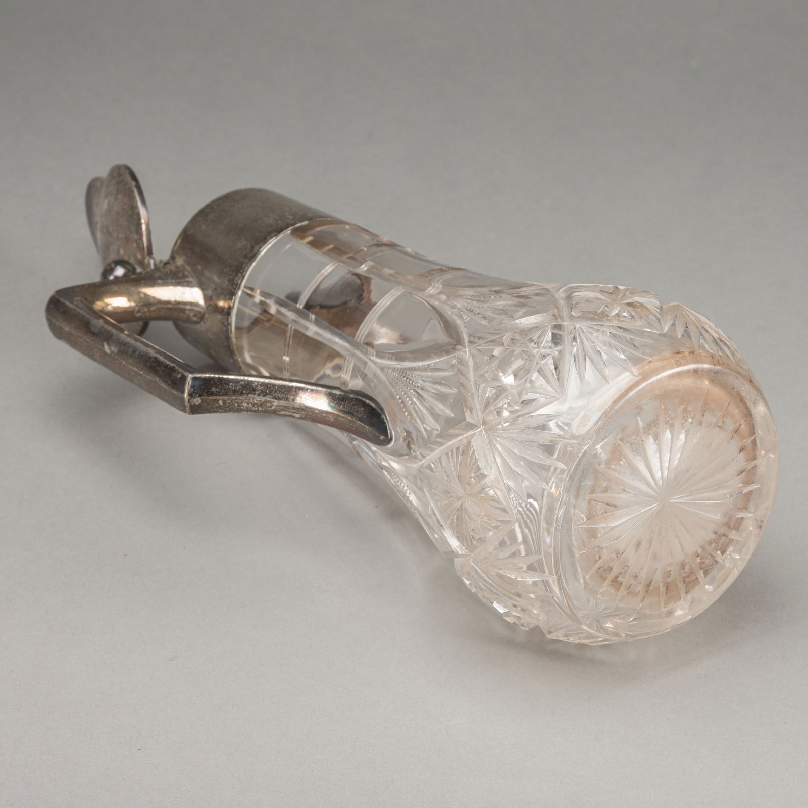 A SILVER MOUNTED WINE JAR - 5