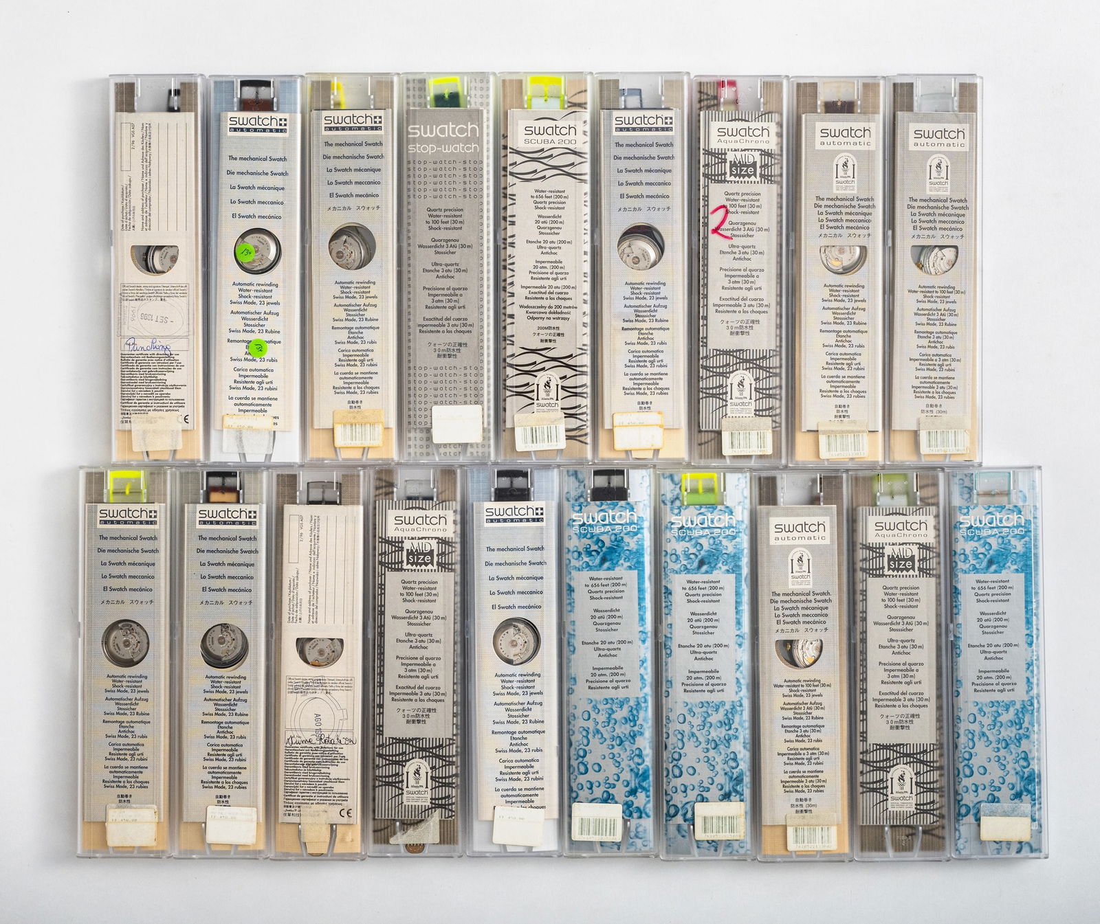 Mixed lot of 19 Swatch watches - 3